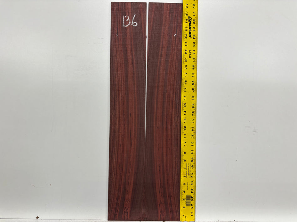 Royal Indian Rosewood Parlor Size (0) Guitar Side Set #136 Exotic Wood Zone 