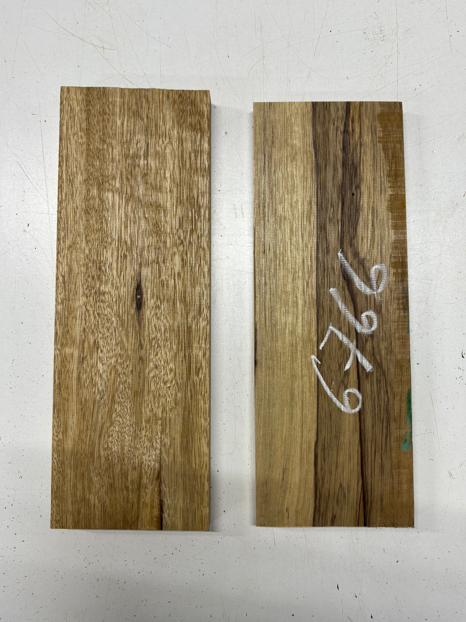 2 Pack, Black Limba Thin Stock Lumber 12-1/2"x4-1/2"x5/8"  , 13"x4-1/2"x7/8"#6766