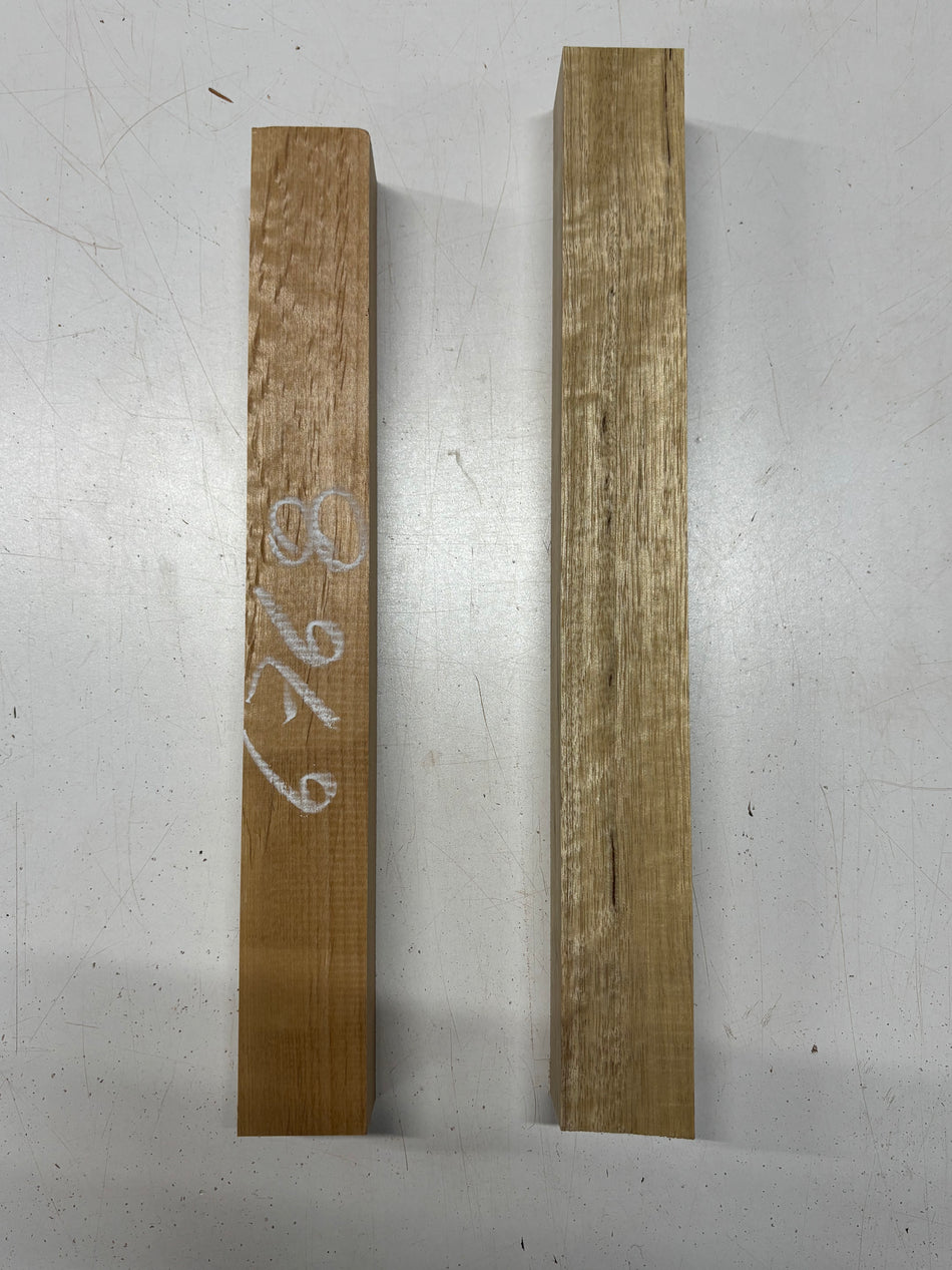 2 Pack, 2 Species White Limba + Red Alder Turning Wood Blanks  #6768