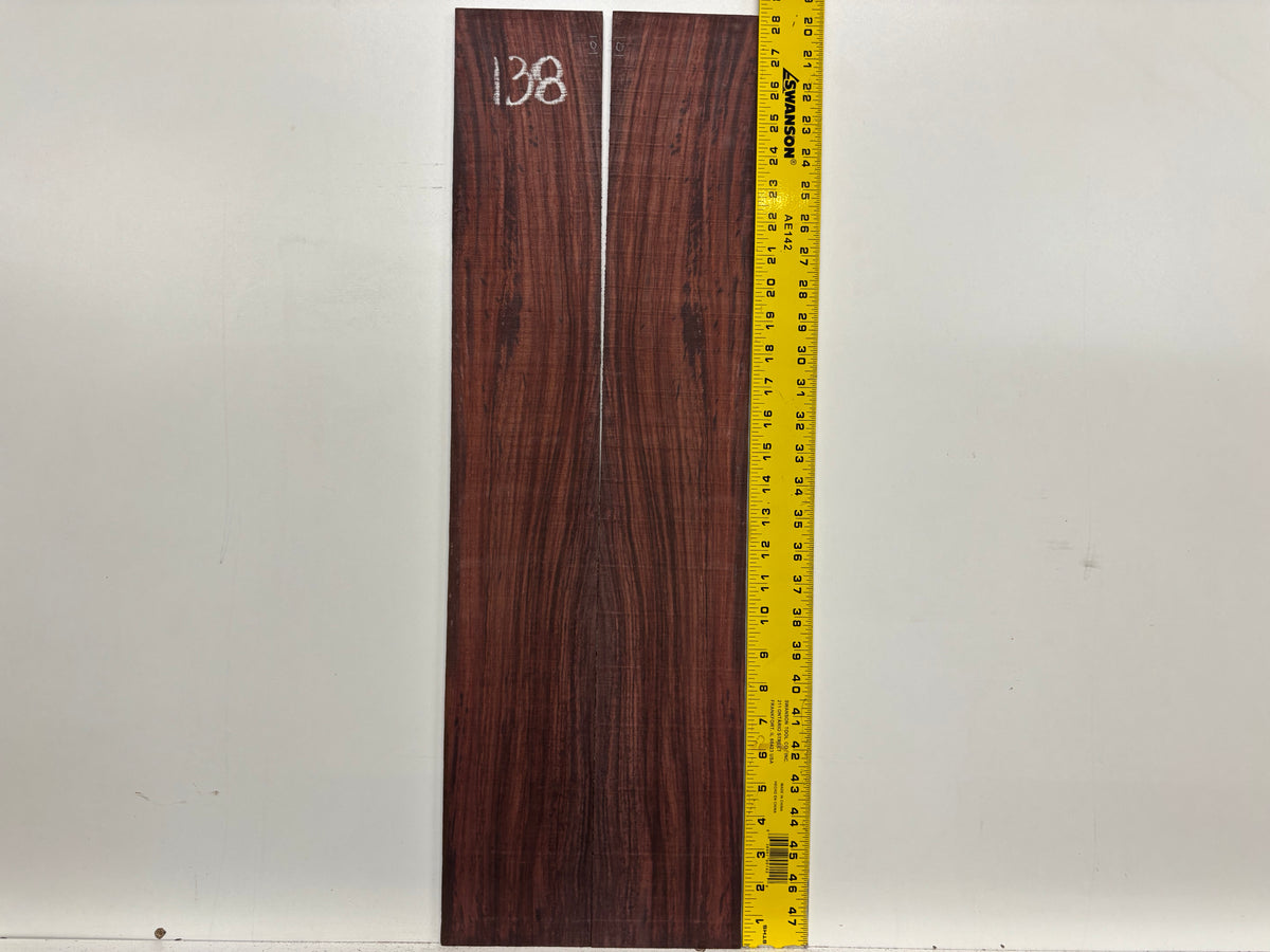 Royal Indian Rosewood Parlor Size (0) Guitar Side Set #138 Exotic Wood Zone 