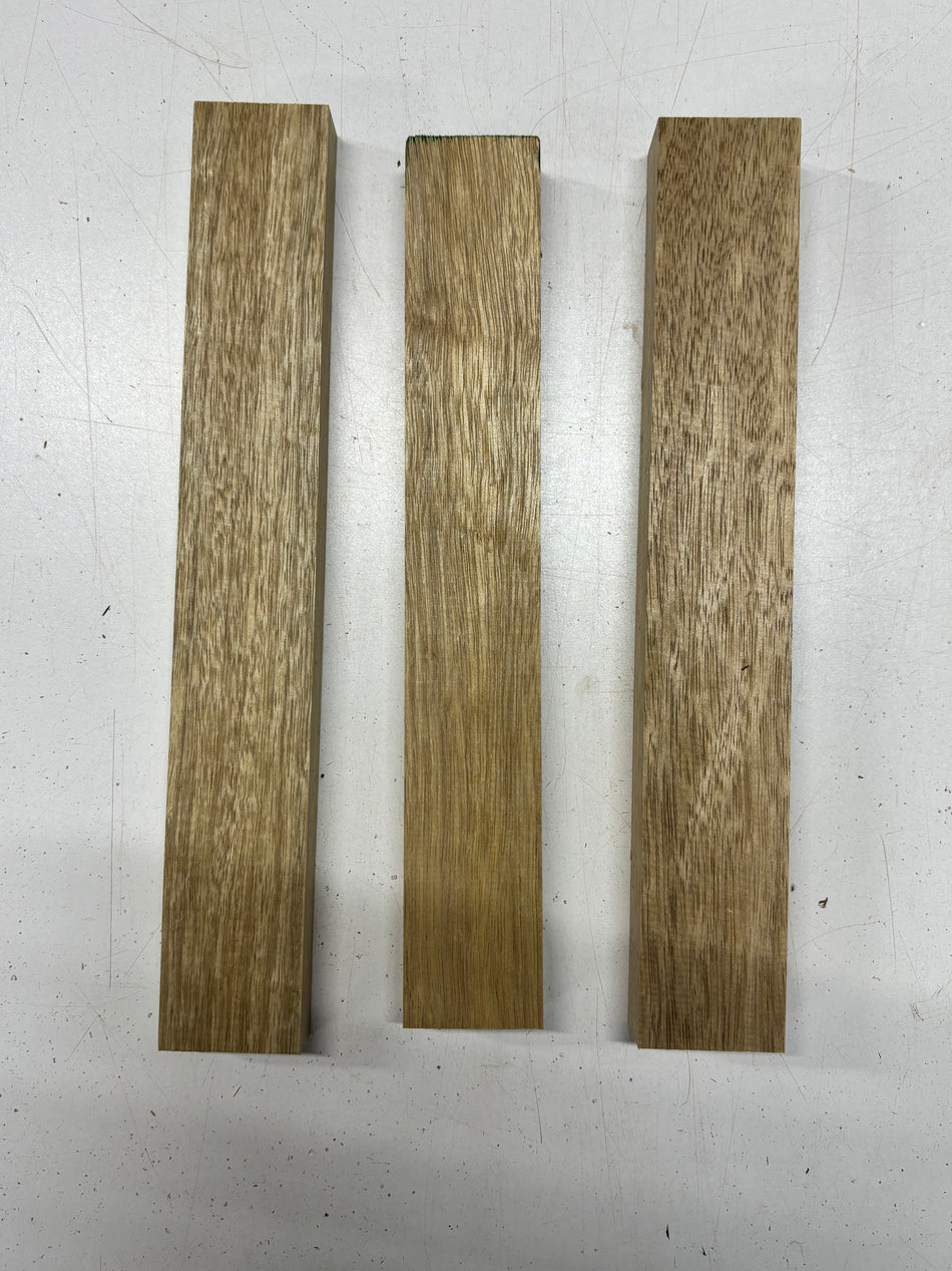 3 Pack, White Limba Thin Stock Lumber 13"x1-7/8"x7/8"  , 12-5/8"x1-7/8"x1-1/8" ,  12"x1-7/8"x1"  #6770