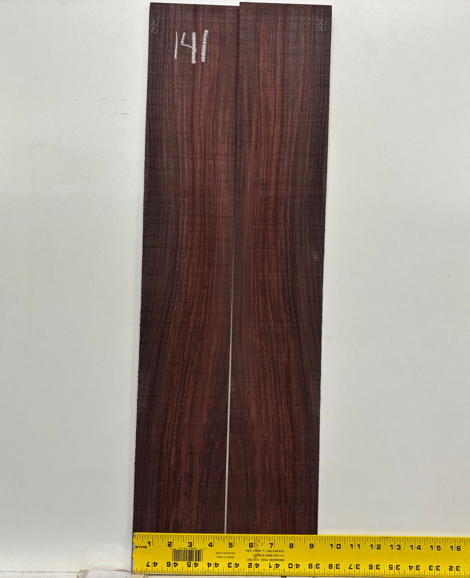 Royal Indian Rosewood Parlor Size (0) Guitar Side Set #141 Exotic Wood Zone 