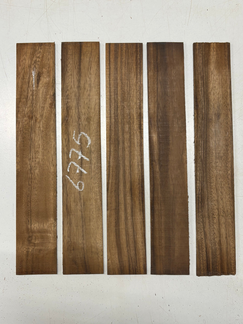 5 Pack, Indian Walnut Thin Stock Lumber 18"x3"x1/8"#6775