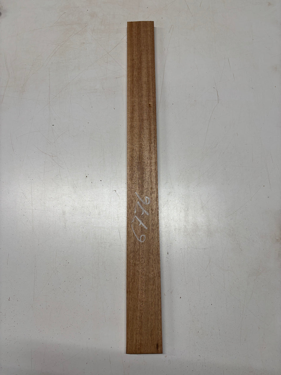1 Piece, African Mahogany Thin Stock Lumber 33"x3"x3/4"#6776
