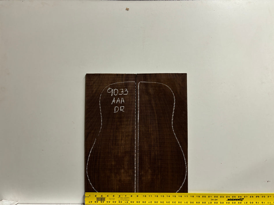 East Indian Rosewood Dreadnought Back and Side Set – AAA Grade #9033