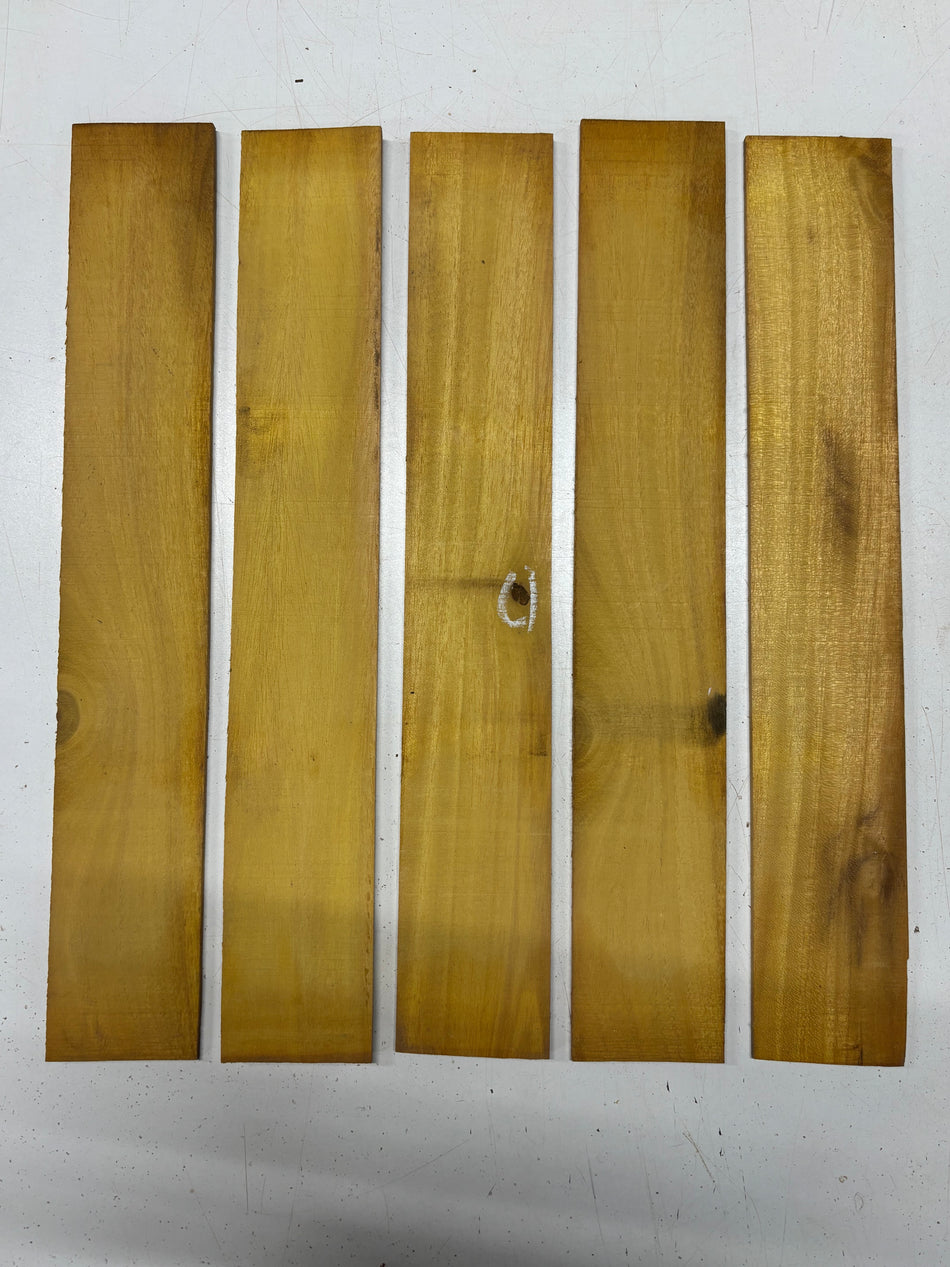 5 Pack, Osage Orange Thin Stock Lumber  18"x2-7/8"x3/16"#6778