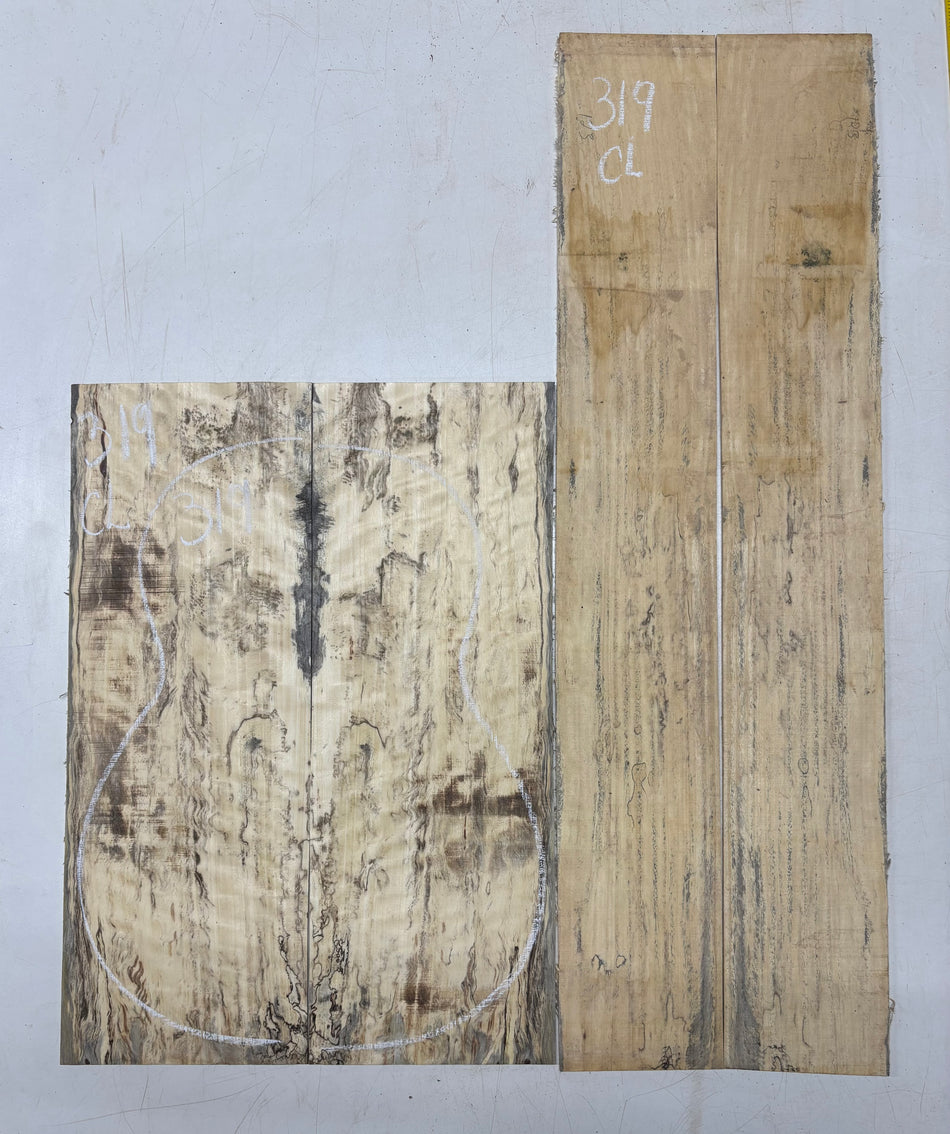 Juego de fondo y aros de guitarra de grado AAAA Dreadnought de palisandro de la India Oriental #61 