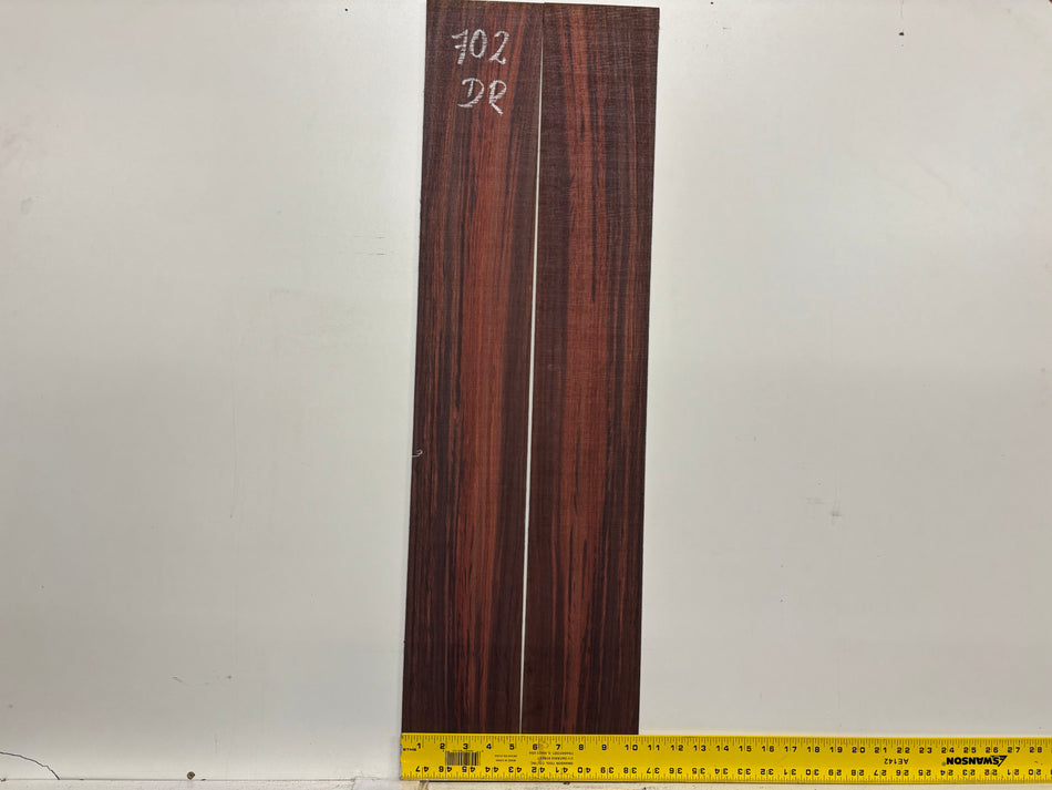 Juego de fondo y aros de guitarra de grado AAAA Dreadnought de palisandro de la India Oriental #61 