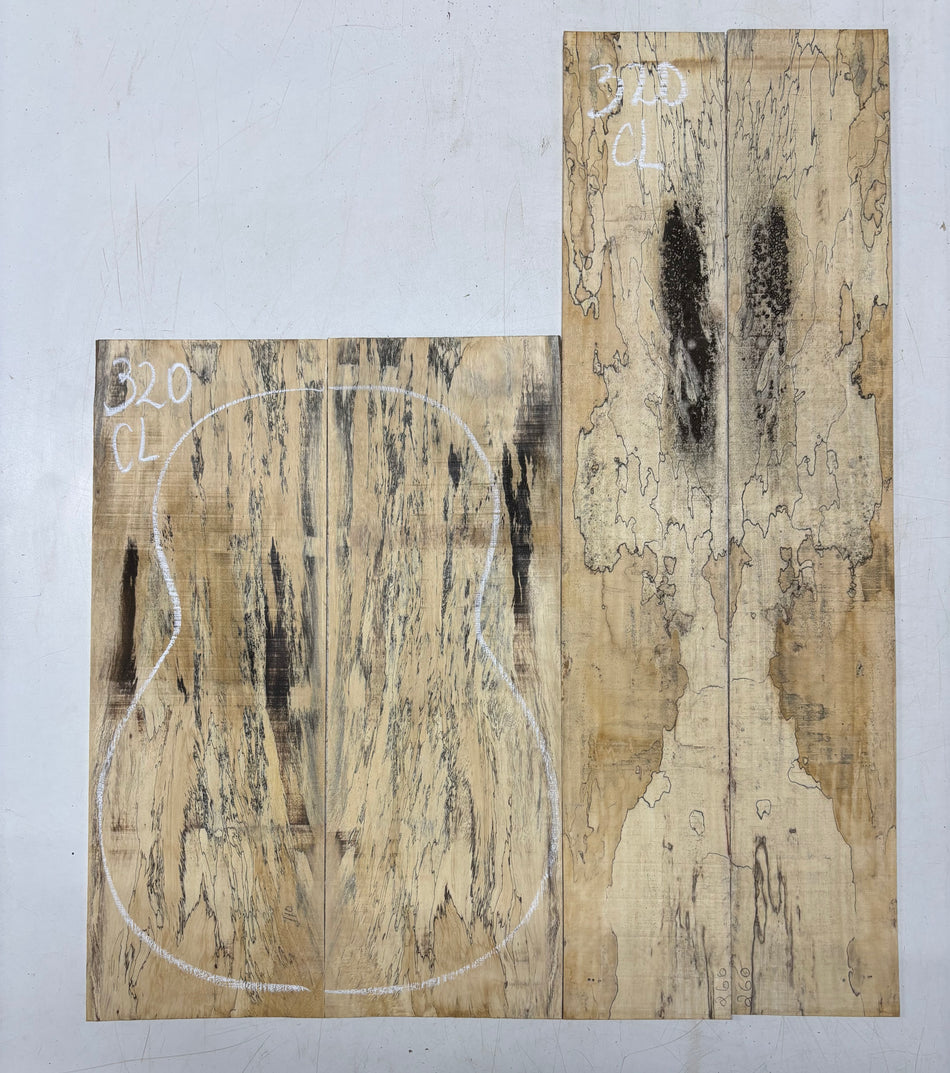 Juego de fondo y aros de guitarra de grado AAAA Dreadnought de palisandro de la India Oriental #61 