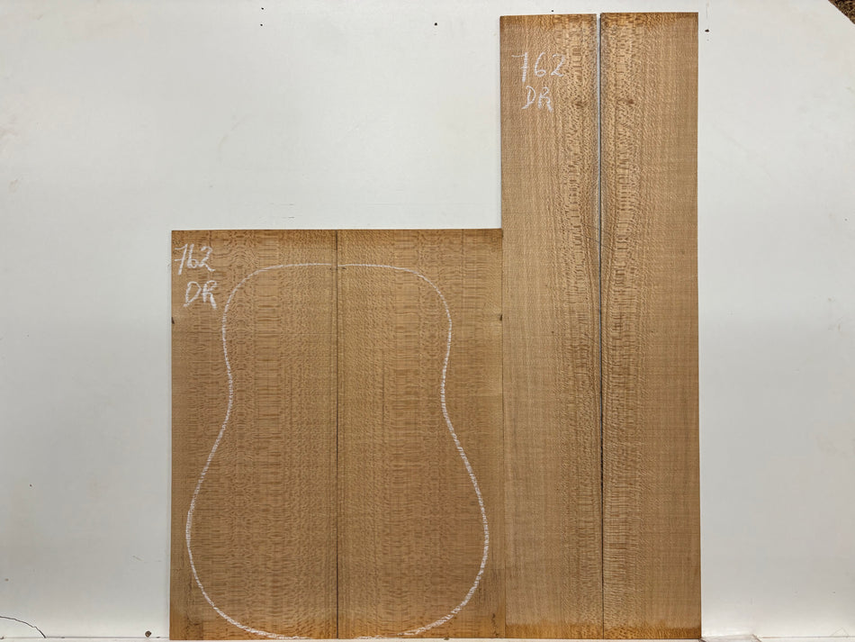 Lacewood Dreadnought Guitar Back & Side Set #762