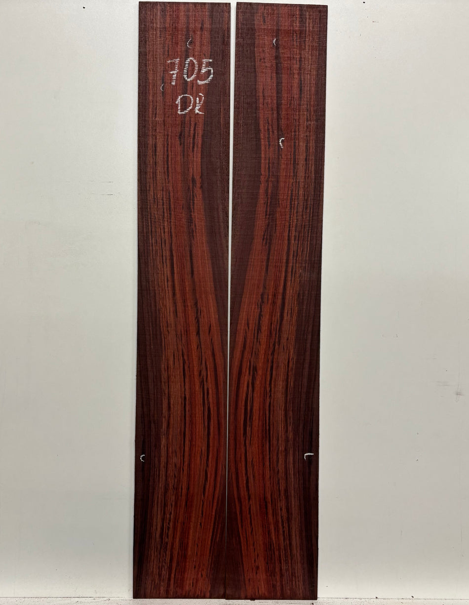 Juego de fondo y aros de guitarra de grado AAAA Dreadnought de palisandro de la India Oriental #61 