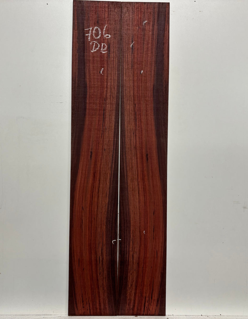 Juego de fondo y aros de guitarra de grado AAAA Dreadnought de palisandro de la India Oriental #61 