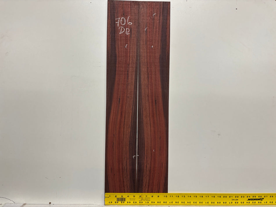 Juego de fondo y aros de guitarra de grado AAAA Dreadnought de palisandro de la India Oriental #61 