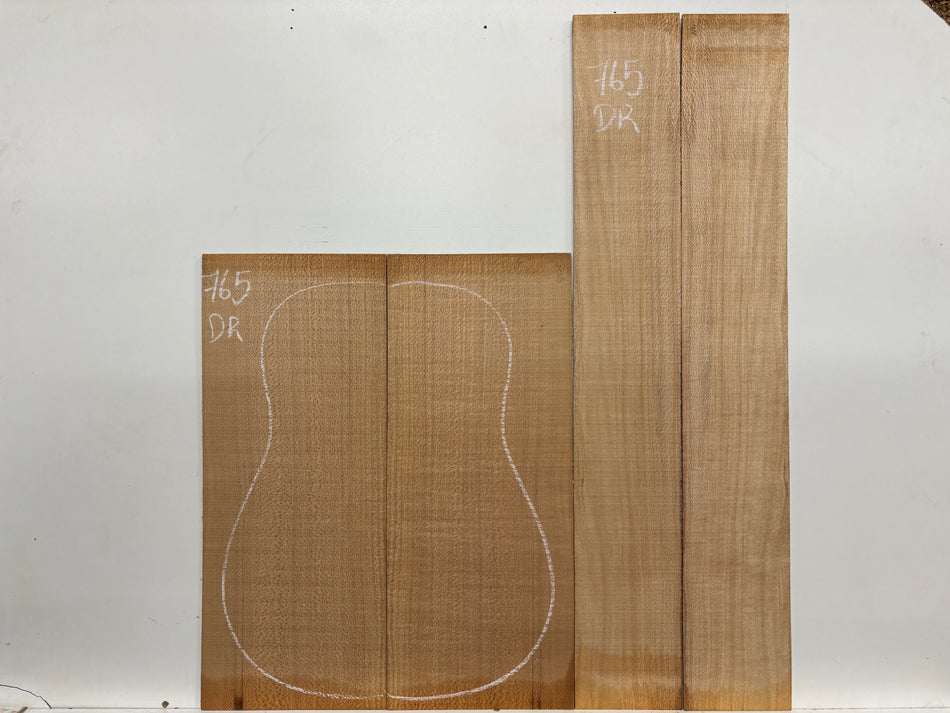 Lacewood Dreadnought Guitar Back & Side Set #765