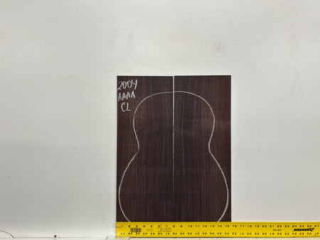 East Indian Rosewood Classical AAAA Grade Guitar Back & Side Set #2004 - Exotic Wood Zone