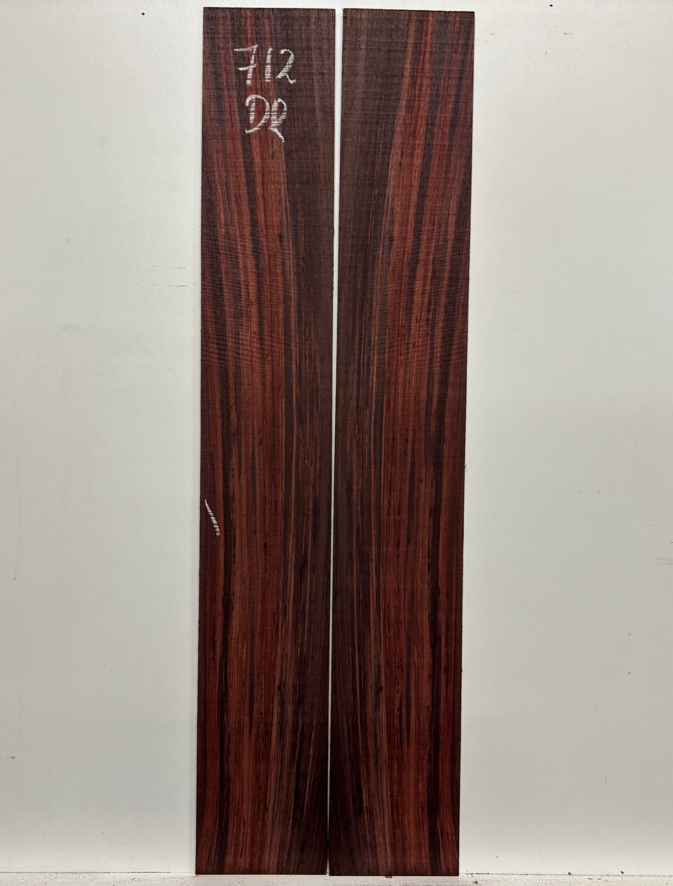 Juego de fondo y aros de guitarra de grado AAAA Dreadnought de palisandro de la India Oriental #61 