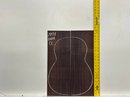 East Indian Rosewood Classical AAAA Grade Guitar Back & Side Set #2004 - Exotic Wood Zone