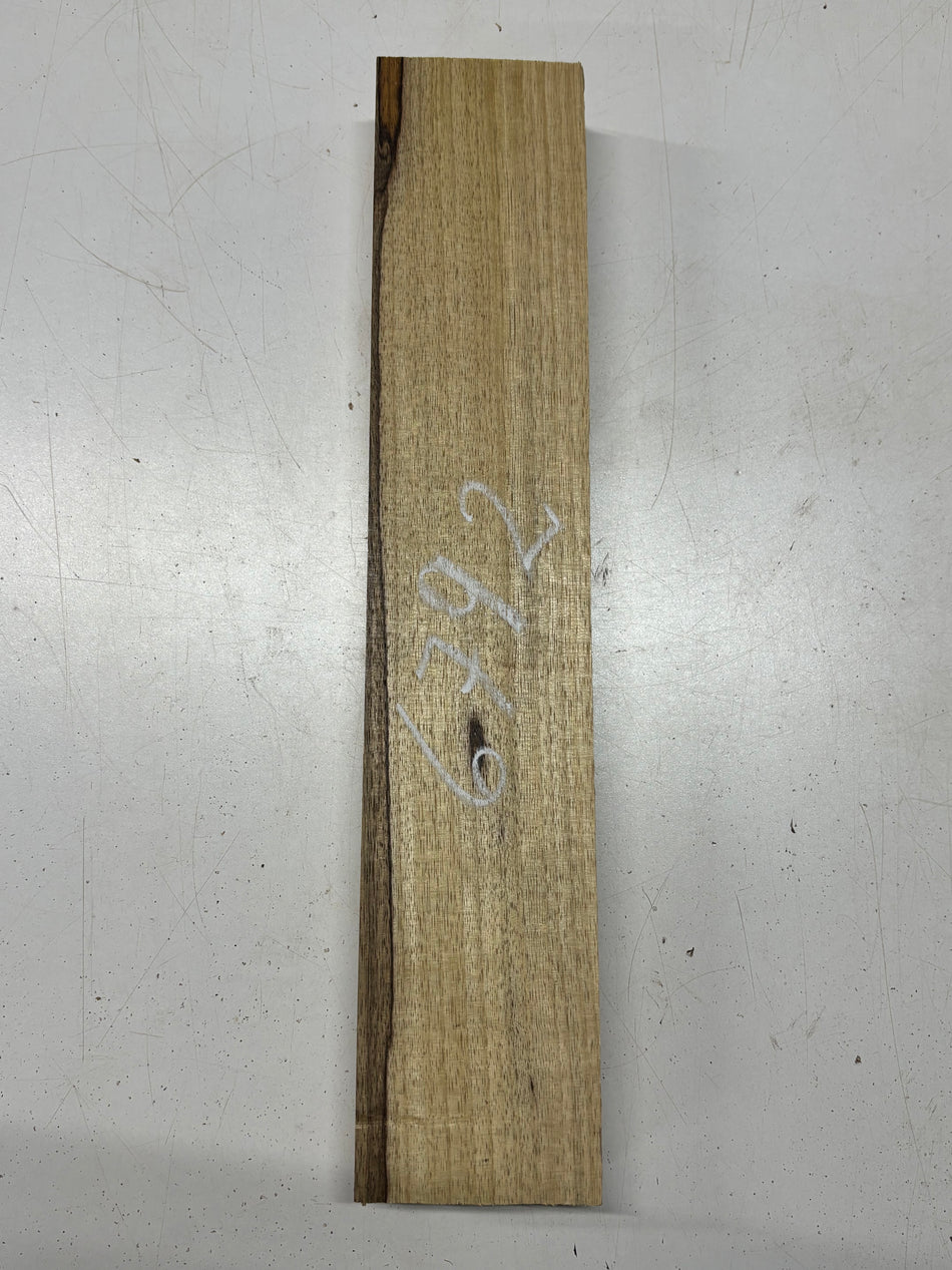 1 Piece, Black Limba Lumber Board Blank 18-3/4"x3-3/4"x1-3/4" #6792