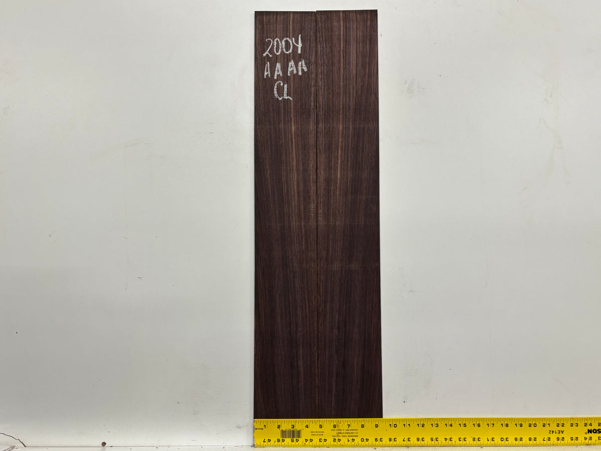 East Indian Rosewood Classical AAAA Grade Guitar Back & Side Set #2004 - Exotic Wood Zone