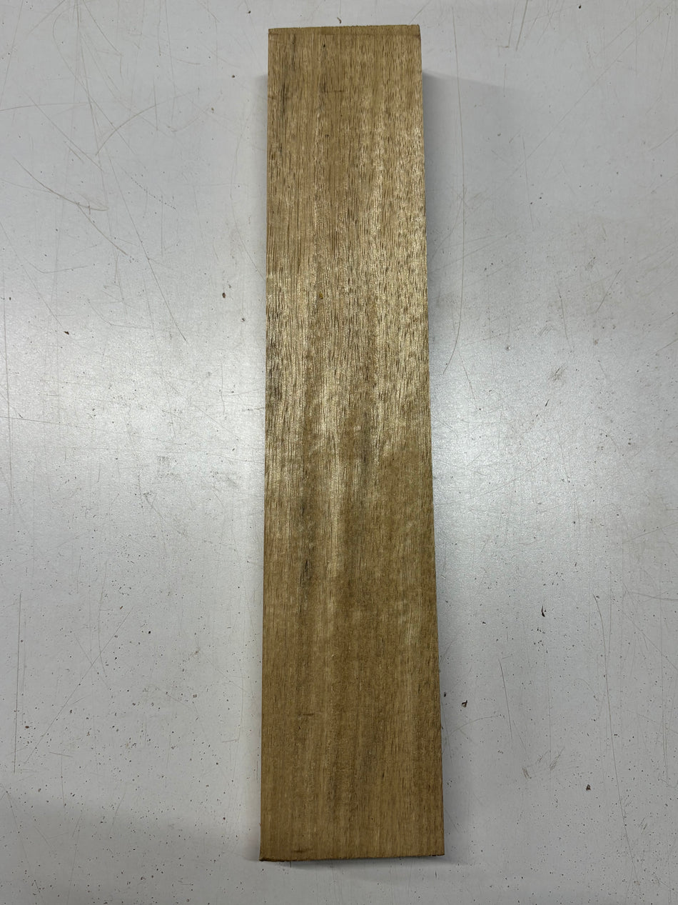 1 Piece, Black Limba Lumber Board Blank 18-3/4"x3-3/4"x1-3/4" #6792