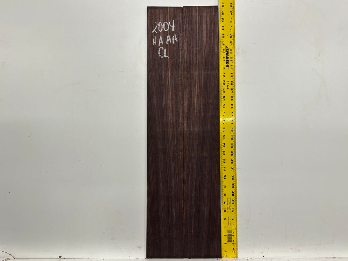 East Indian Rosewood Classical AAAA Grade Guitar Back & Side Set #2004 - Exotic Wood Zone