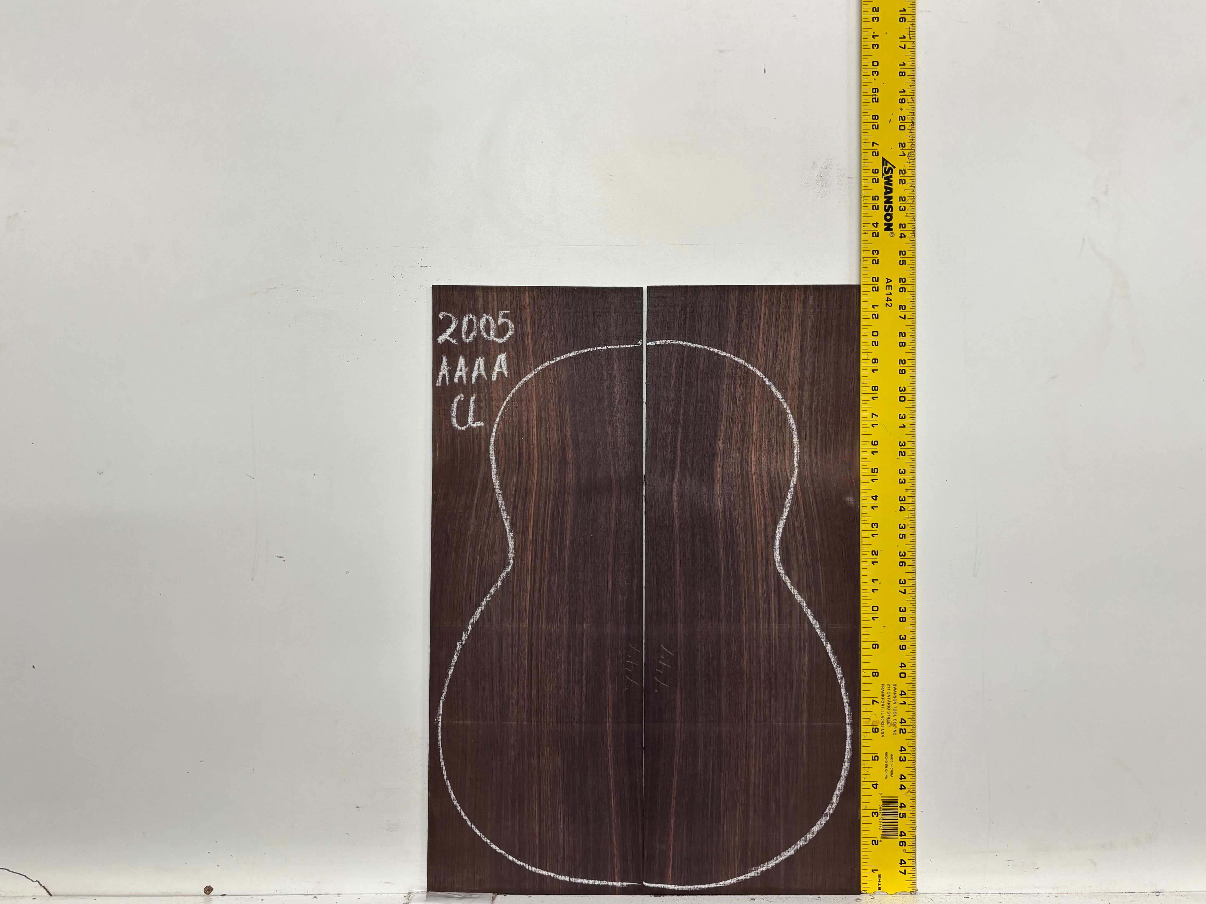 East Indian Rosewood Classical AAAA Grade Guitar Back & Side Set #2005 - Exotic Wood Zone