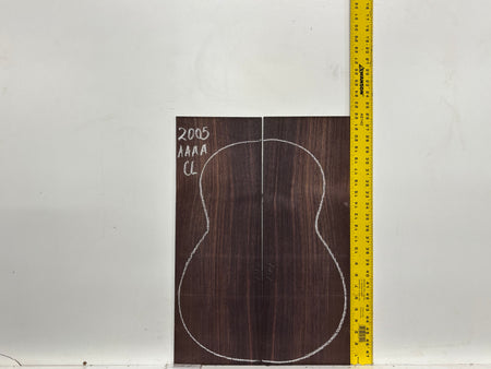 East Indian Rosewood Classical AAAA Grade Guitar Back & Side Set #2005 - Exotic Wood Zone