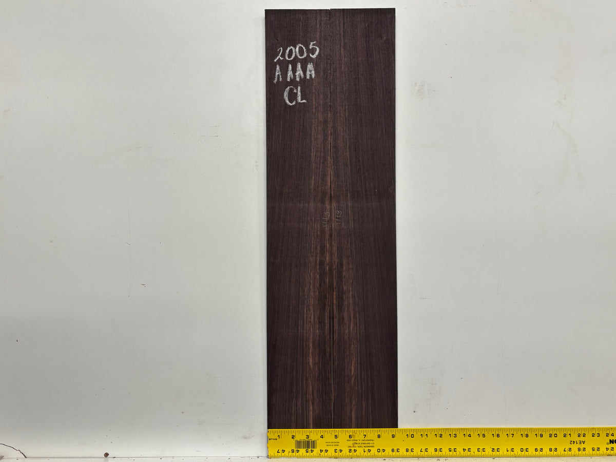 East Indian Rosewood Classical AAAA Grade Guitar Back & Side Set #2005 - Exotic Wood Zone