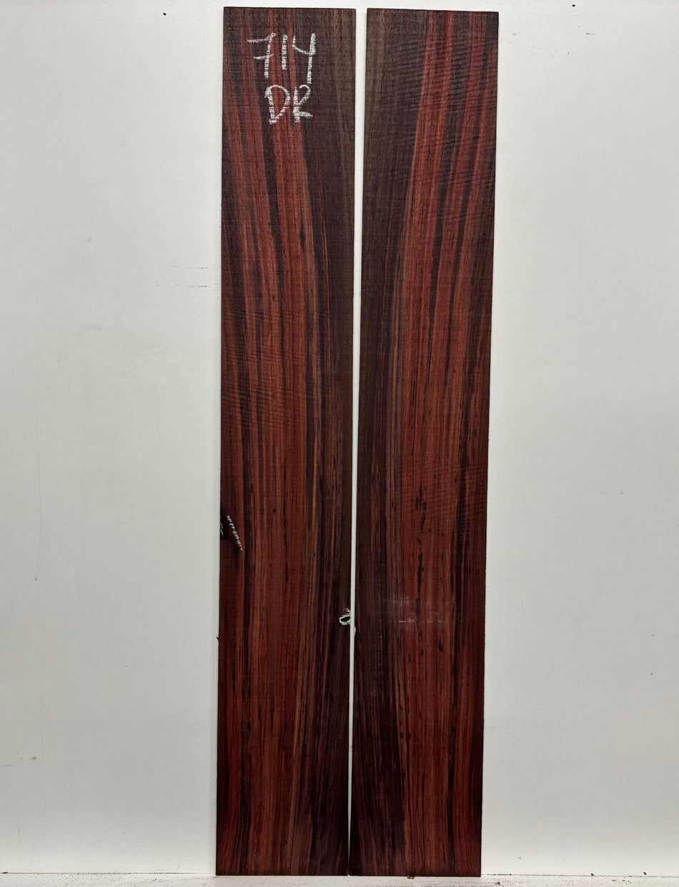 Juego de fondo y aros de guitarra de grado AAAA Dreadnought de palisandro de la India Oriental #61 