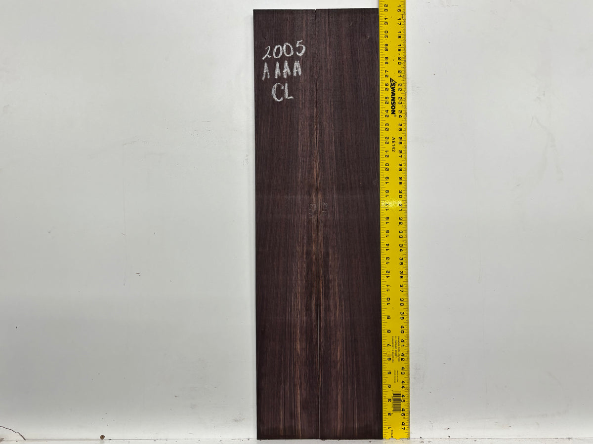 East Indian Rosewood Classical AAAA Grade Guitar Back & Side Set #2005 - Exotic Wood Zone