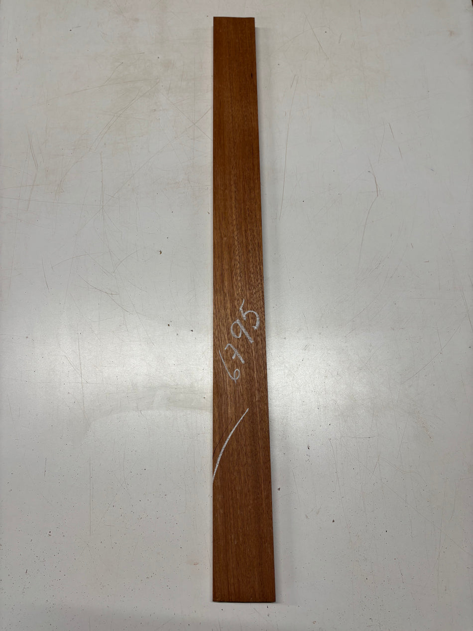 1 Piece, Santos Mahogany Thin Stock Lumber 37"x3"x3/4" #6795 - Exotic Wood Zone