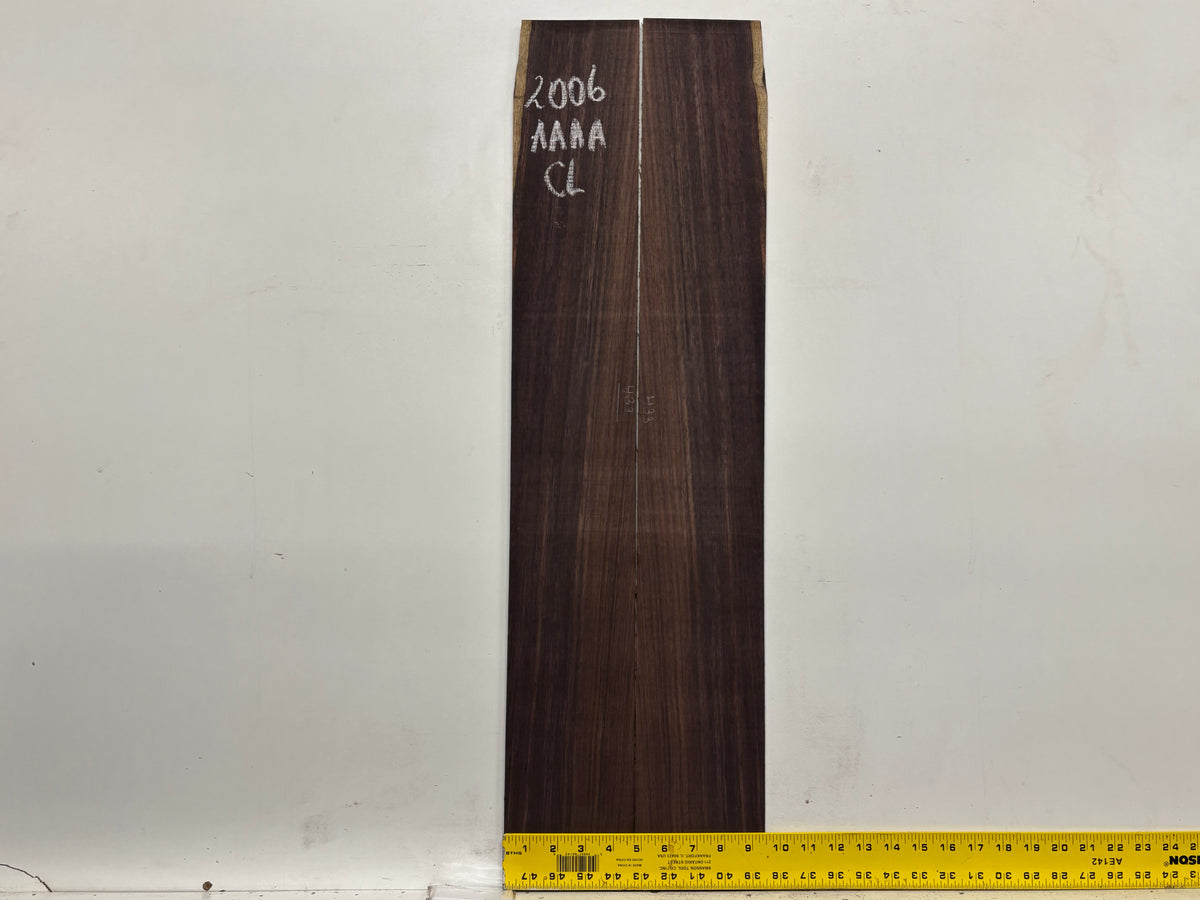 East Indian Rosewood Classical AAAA Grade Guitar Back & Side Set #2006 - Exotic Wood Zone
