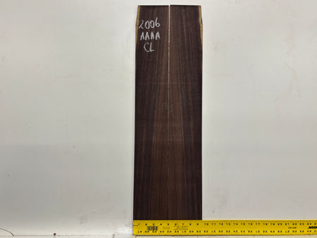 East Indian Rosewood Classical AAAA Grade Guitar Back & Side Set #2006 - Exotic Wood Zone