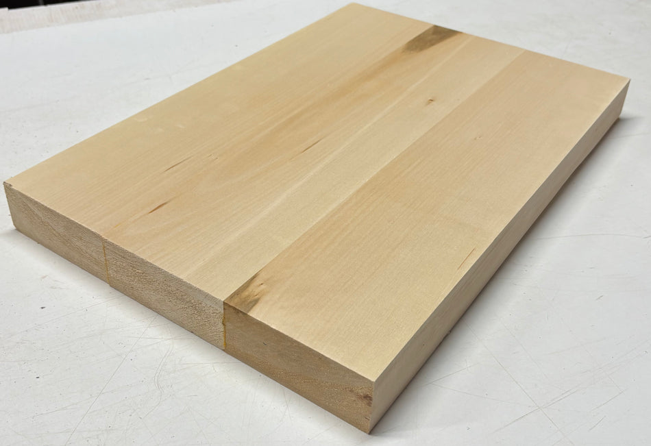 Basswood Guitar Body Blank- 21" x 14" x 1-3/4" (3 Pieces-Glued) #507
