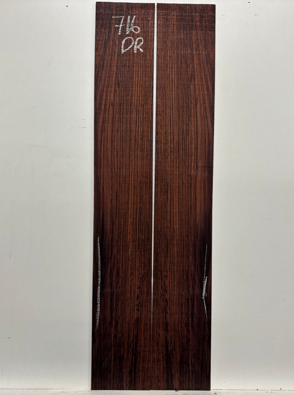 Juego de fondo y aros de guitarra de grado AAAA Dreadnought de palisandro de la India Oriental #61 