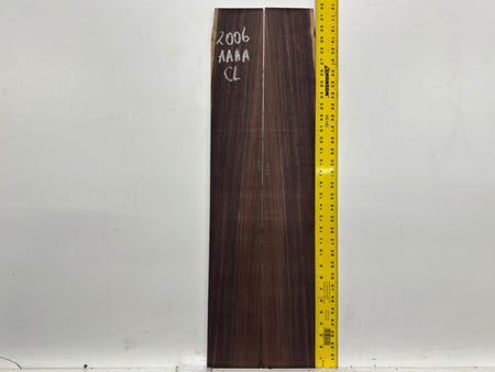 East Indian Rosewood Classical AAAA Grade Guitar Back & Side Set #2006 - Exotic Wood Zone