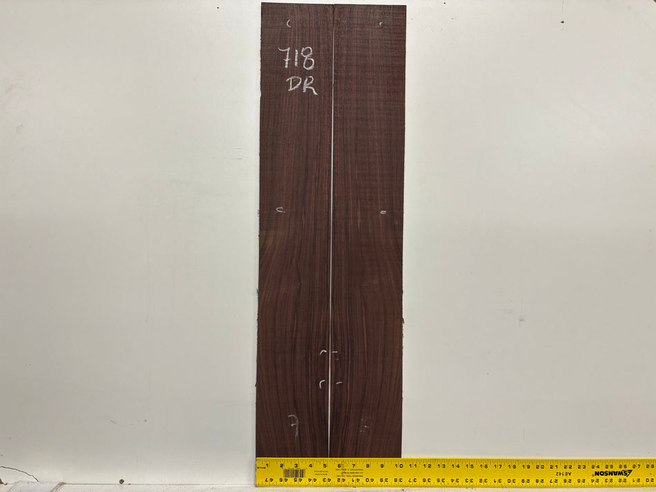 Juego de fondo y aros de guitarra de grado AAAA Dreadnought de palisandro de la India Oriental #61 