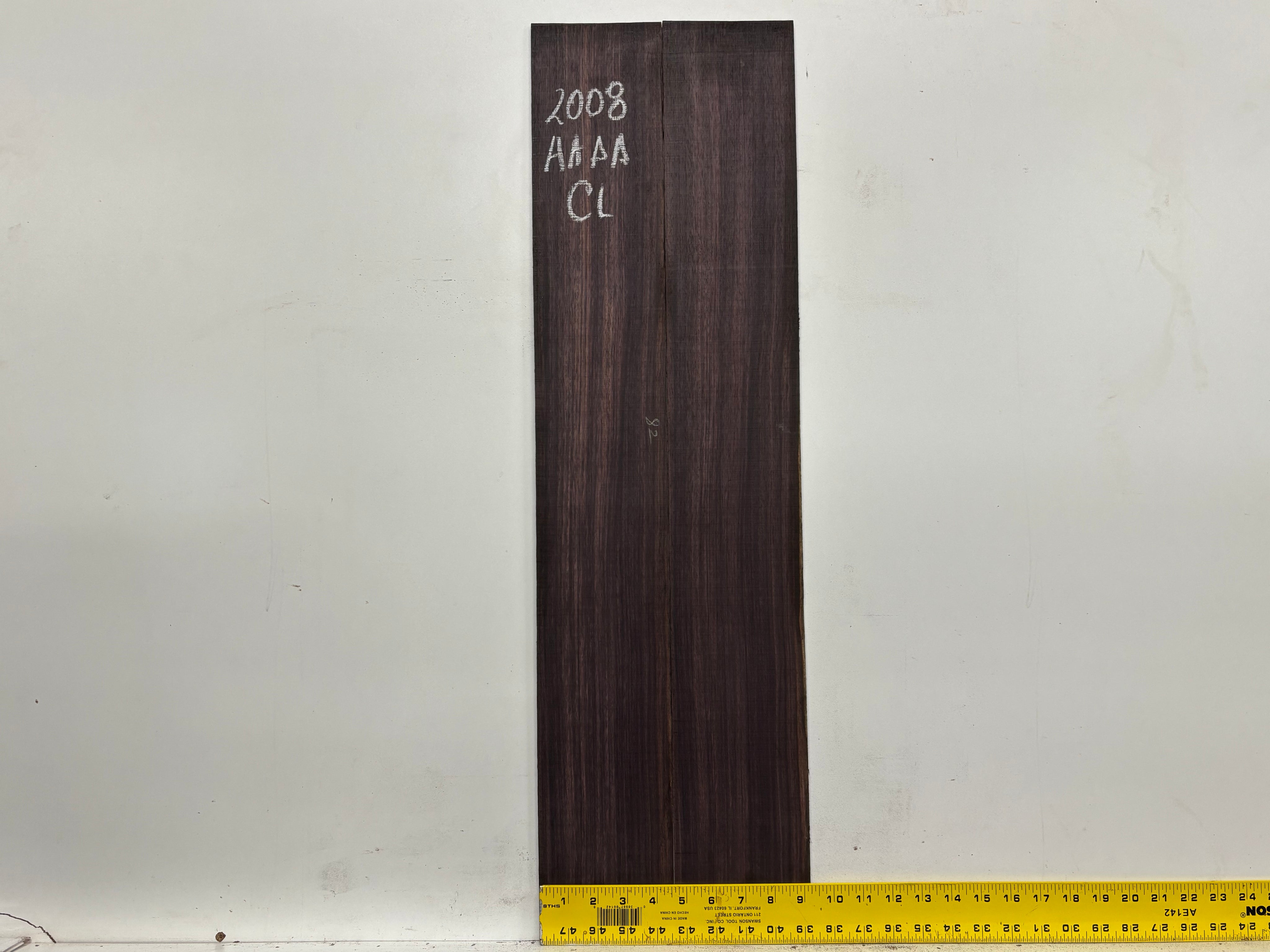 East Indian Rosewood Classical AAAA Grade Guitar Back & Side Set #2008 - Exotic Wood Zone