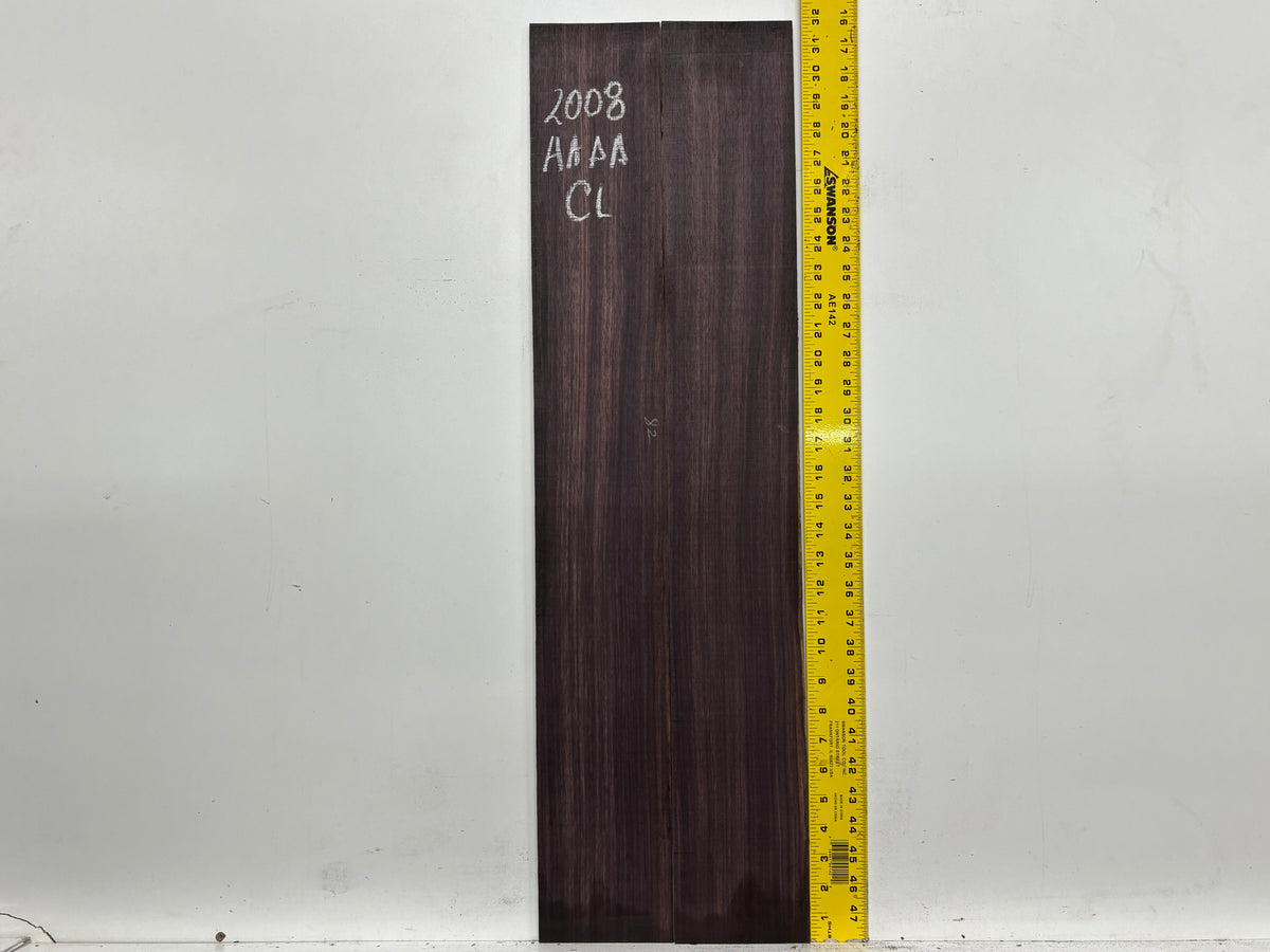 East Indian Rosewood Classical AAAA Grade Guitar Back & Side Set #2008 - Exotic Wood Zone