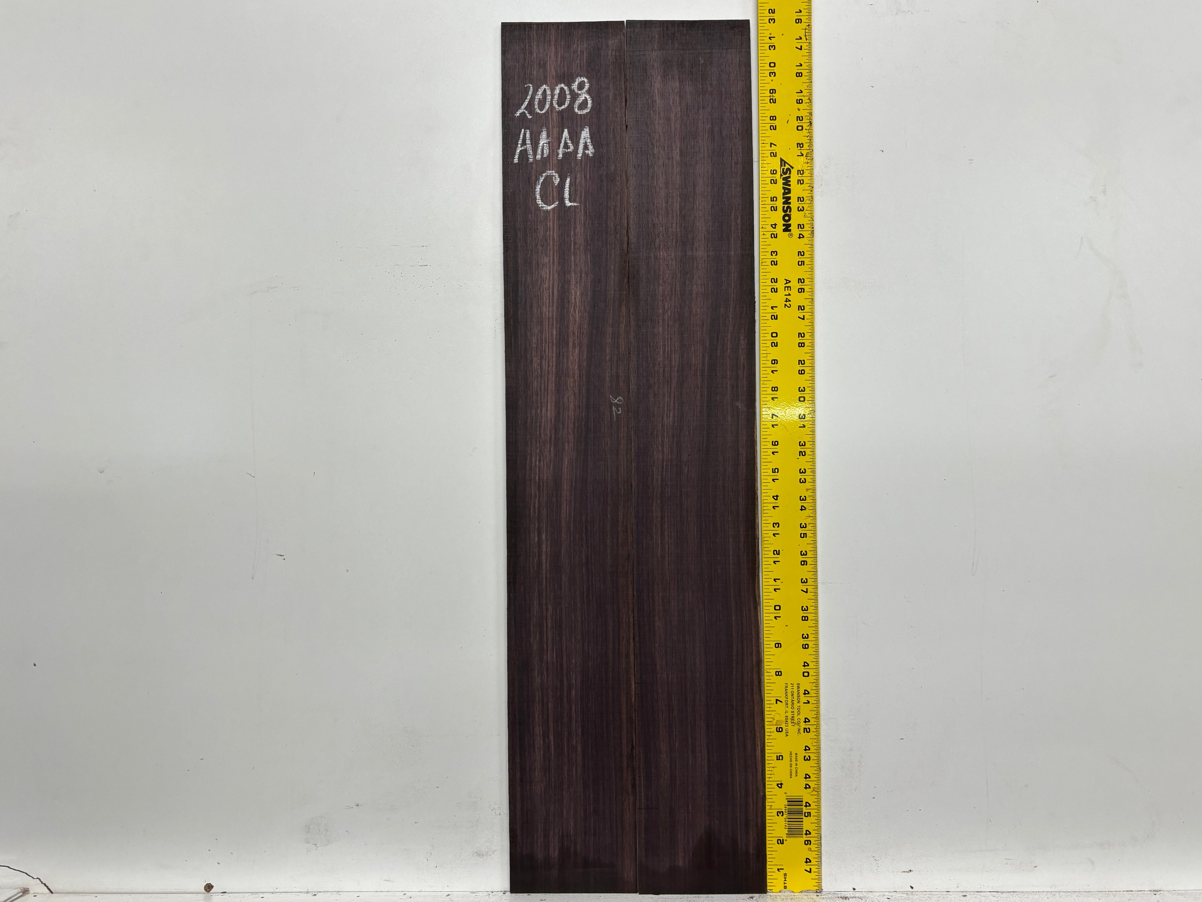 East Indian Rosewood Classical AAAA Grade Guitar Back & Side Set #2008 - Exotic Wood Zone