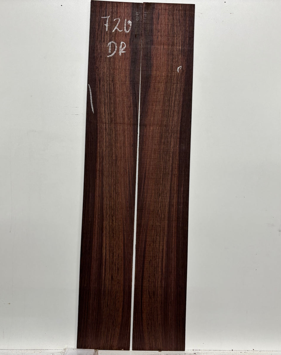 Juego de fondo y aros de guitarra de grado AAAA Dreadnought de palisandro de la India Oriental #61 