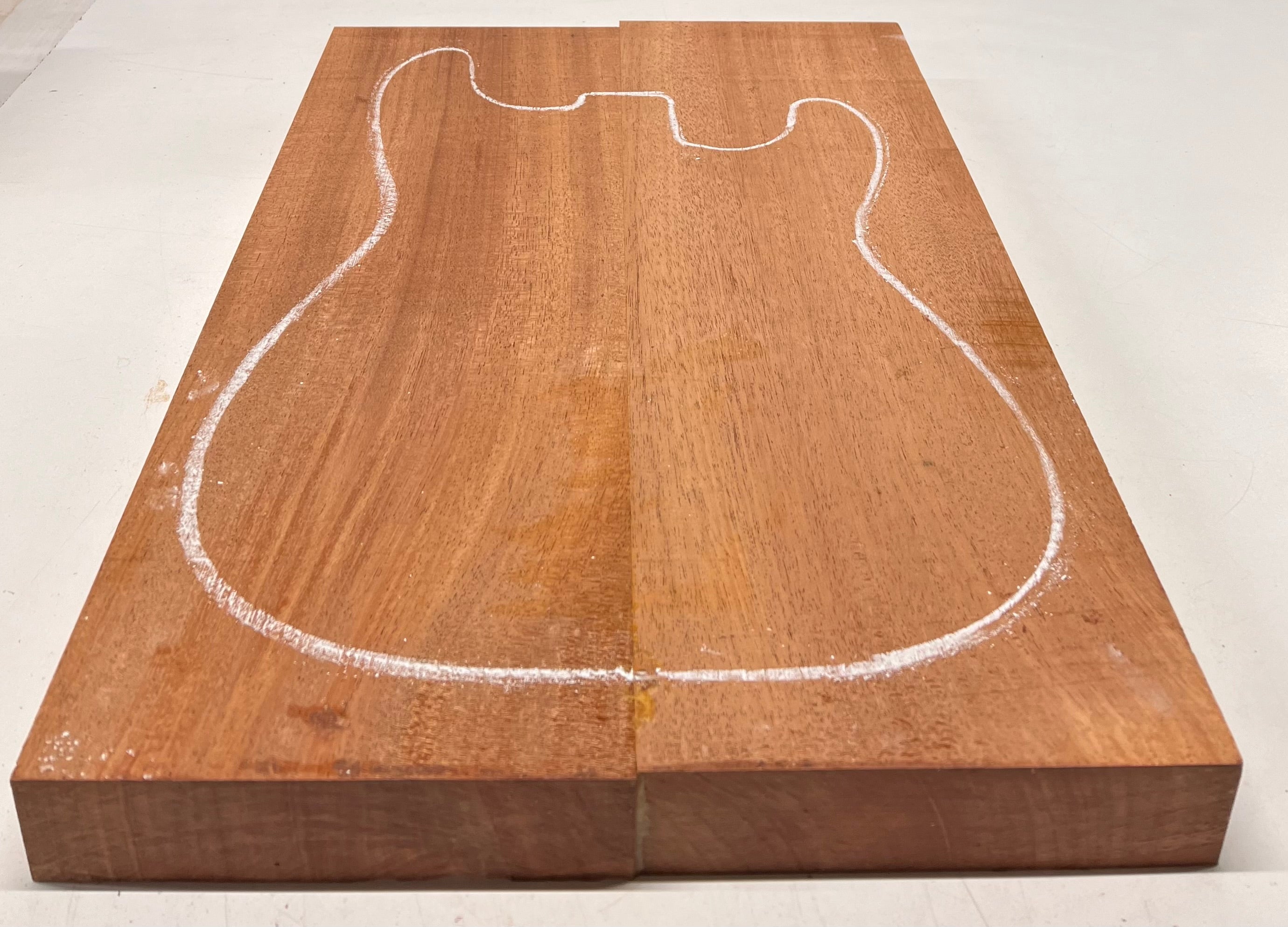 African Mahogany/Khaya Guitar Body Blanks, 21″ x 15-3/8″ x 1-7/8″ ,15 Lbs #02 - Exotic Wood Zone - Buy online Across USA 