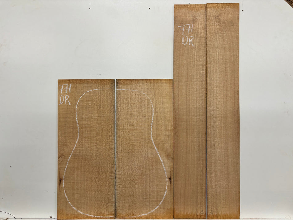 Lacewood Dreadnought Guitar Back & Side Set #771