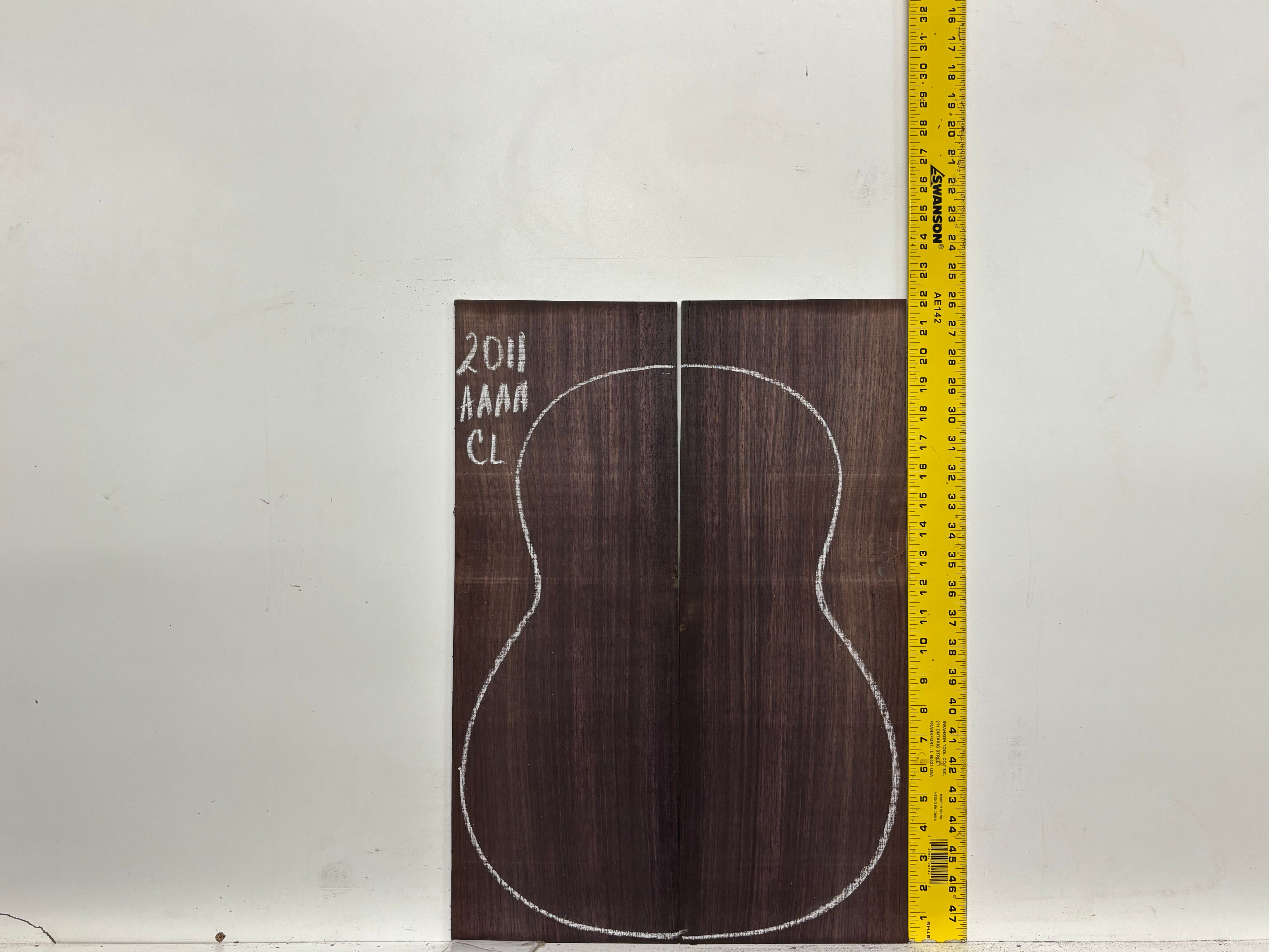 East Indian Rosewood Classical AAAA Grade Guitar Back & Side Set #2011 - Exotic Wood Zone