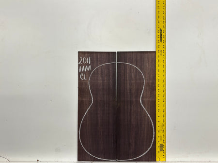 East Indian Rosewood Classical AAAA Grade Guitar Back & Side Set #2011 - Exotic Wood Zone