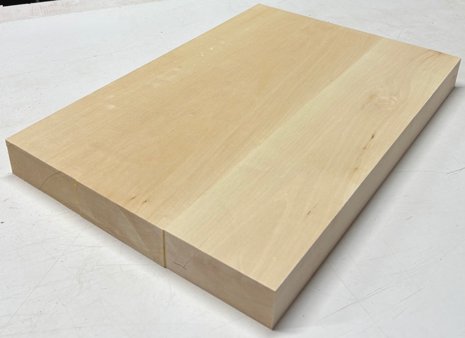Basswood Guitar Body Blank- 21" x 14-1/4" x 1-7/8" (3 Pieces-Glued) #510