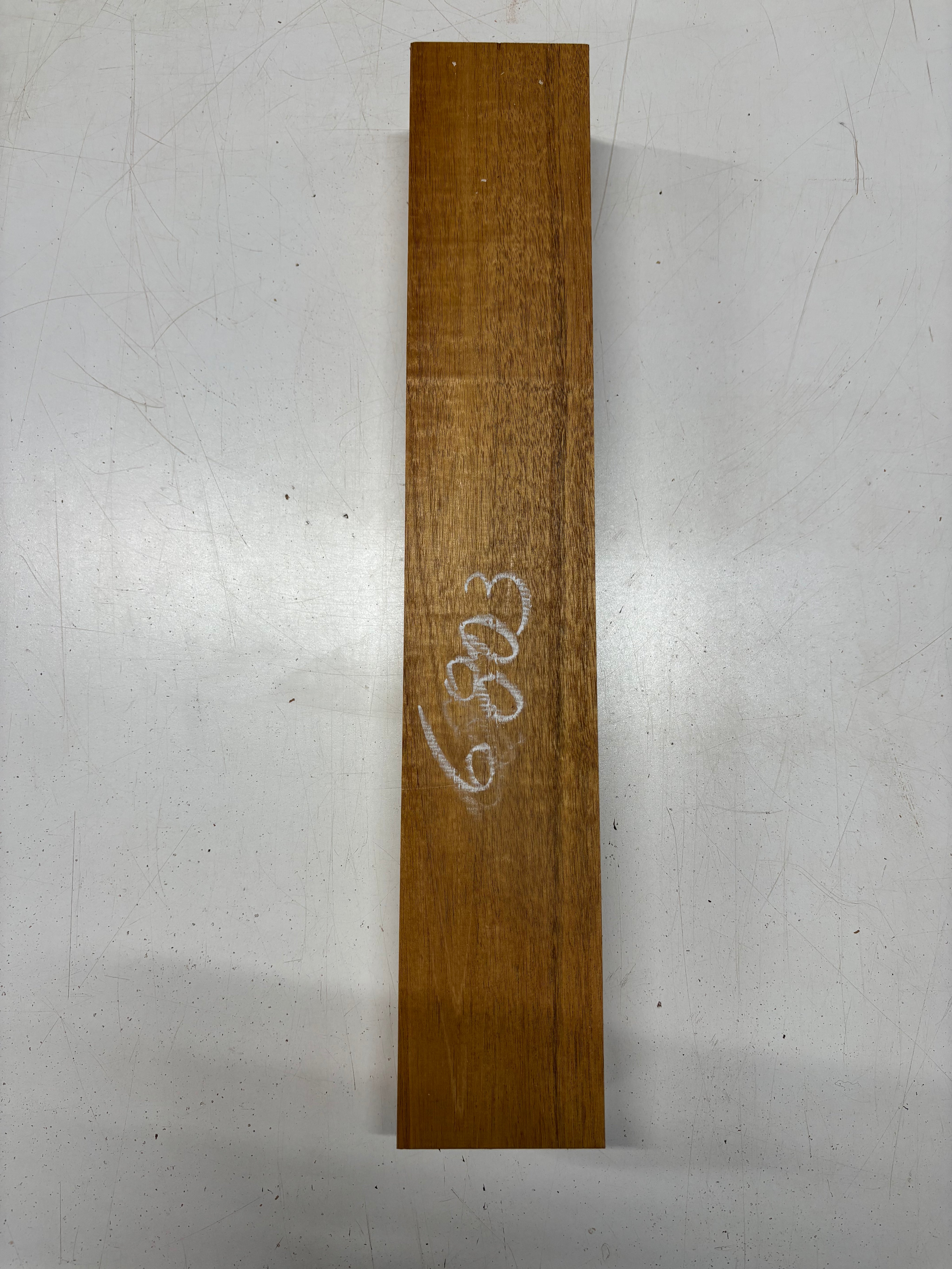1 Piece, Mahogany Guitar Neck Blank 22-7/8"x3-7/8"x2-7/8" #6803 - Exotic Wood Zone