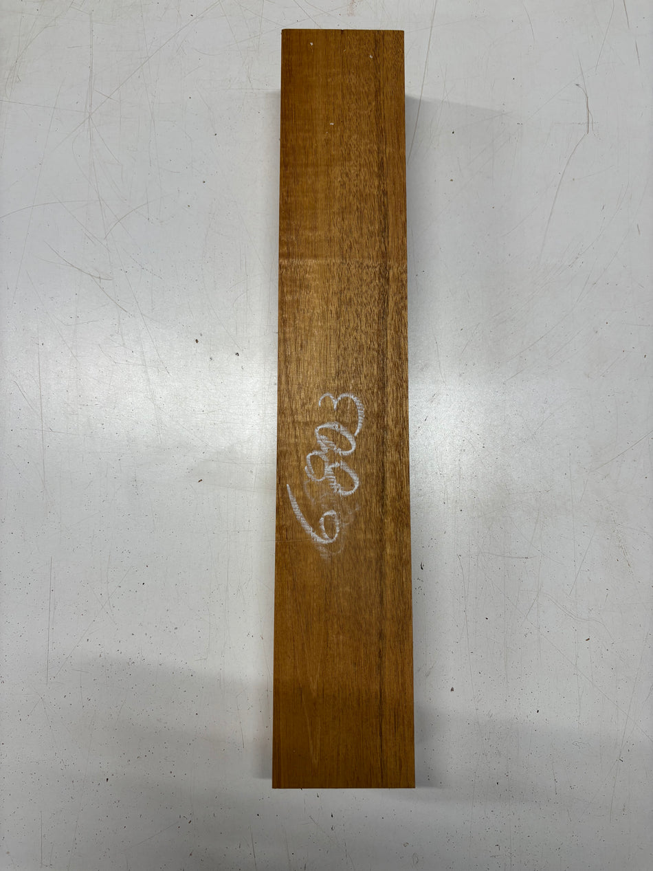 1 Piece, Mahogany Guitar Neck Blank 22-7/8"x3-7/8"x2-7/8" #6803