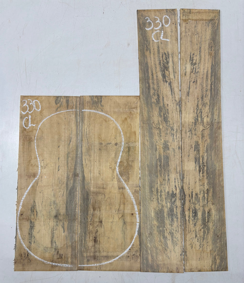 Juego de fondo y aros de guitarra de grado AAAA Dreadnought de palisandro de la India Oriental #61 