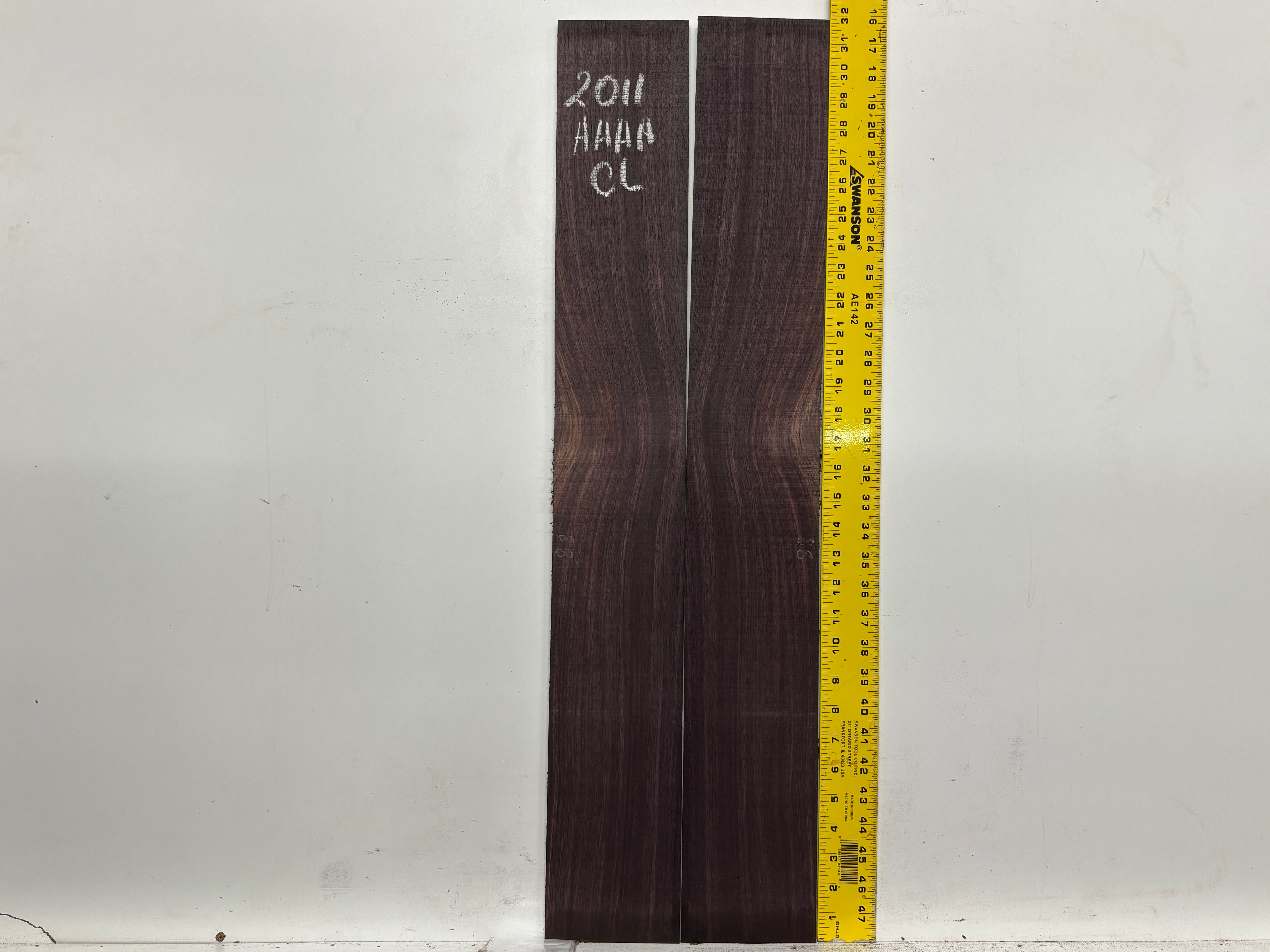 East Indian Rosewood Classical AAAA Grade Guitar Back & Side Set #2011 - Exotic Wood Zone